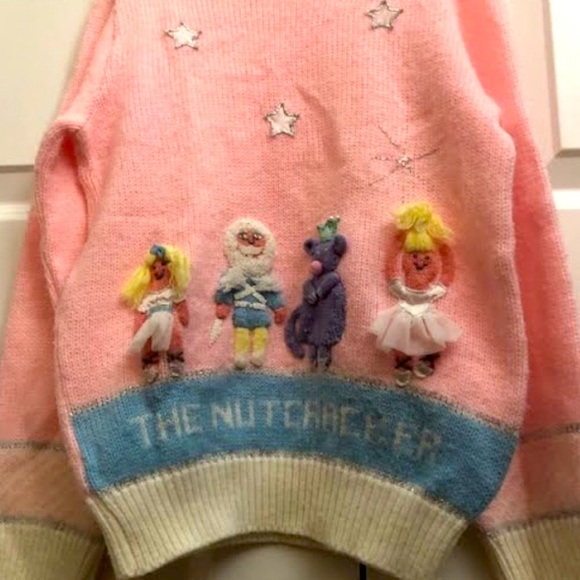 Vintage HARLEQUIN DESIGNS Cynthia McKinney THE NUTCRACKER Ballet Sweater 6 - Picture 4 of 7
